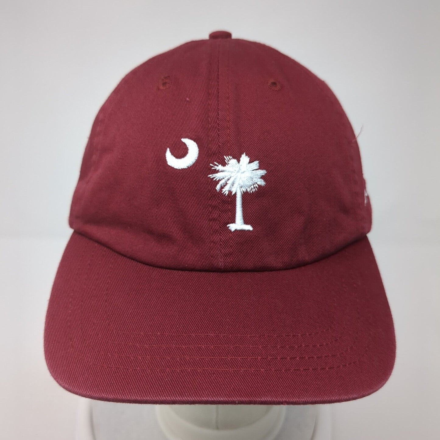 Flag of South Carolina Slideback Hat Red One Size Hilton Head SC 6 Panel