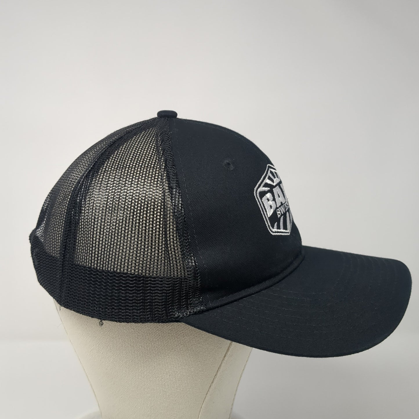 Bako Sweet Snapback Trucker Hat Black One Size Mesh Back Port Authority
