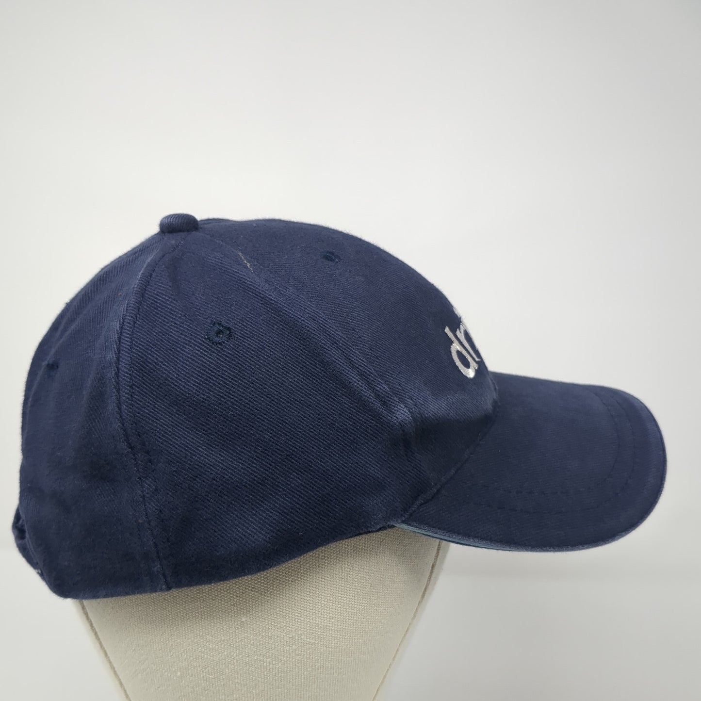 Drive Strapback Hat Blue One Size Adjustable Embroidered Solid 6 Panel