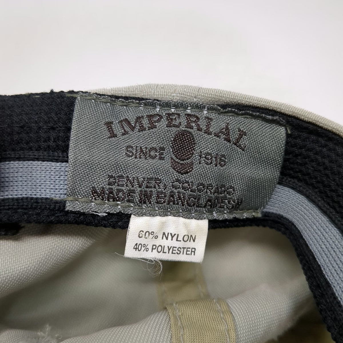 Imperial Baseball Cap Beige Brown One Size Madison River Ennis MT Fly Fishing