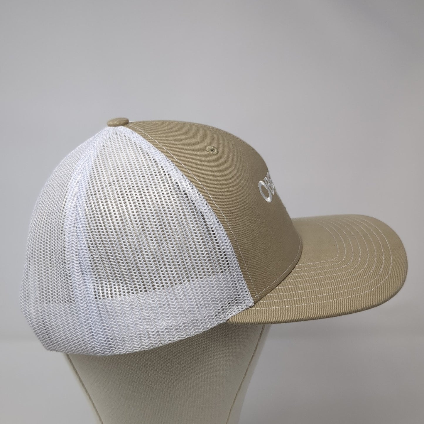 Obendorf Farms Snapback Trucker Hat Brown One Size Mesh Back Richardson