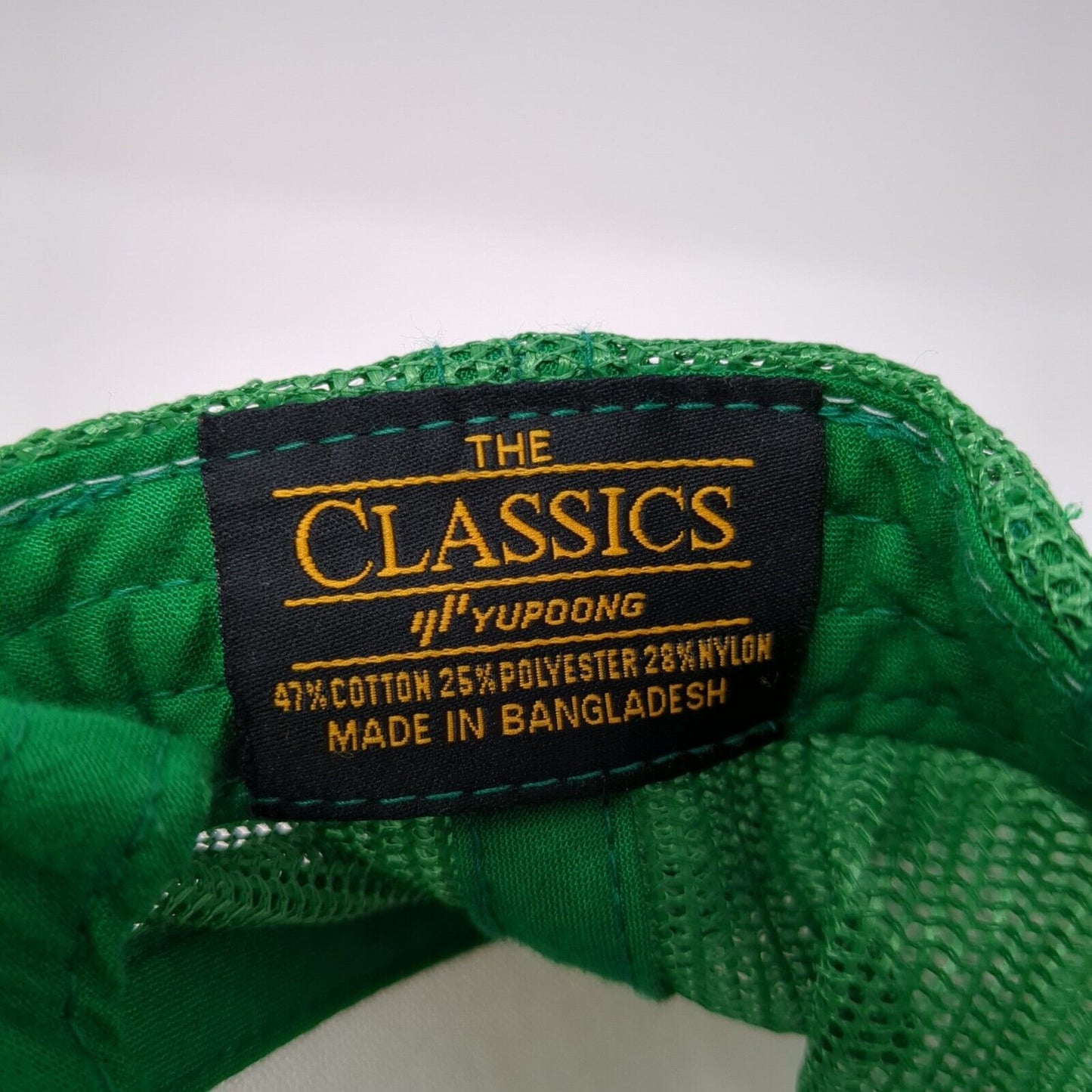 Idaho Snapback Trucker Hat Green OS Adjustable Mesh Back The Classic Yupoong