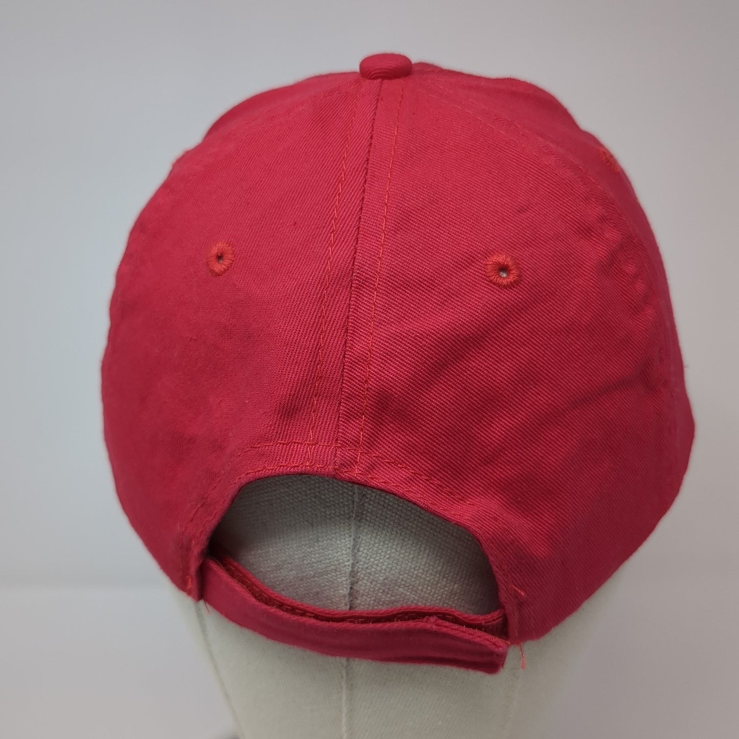 Oscar Mayer Strapback Hat Red One Size Adjustable Solid 6 Panel Hit Wear