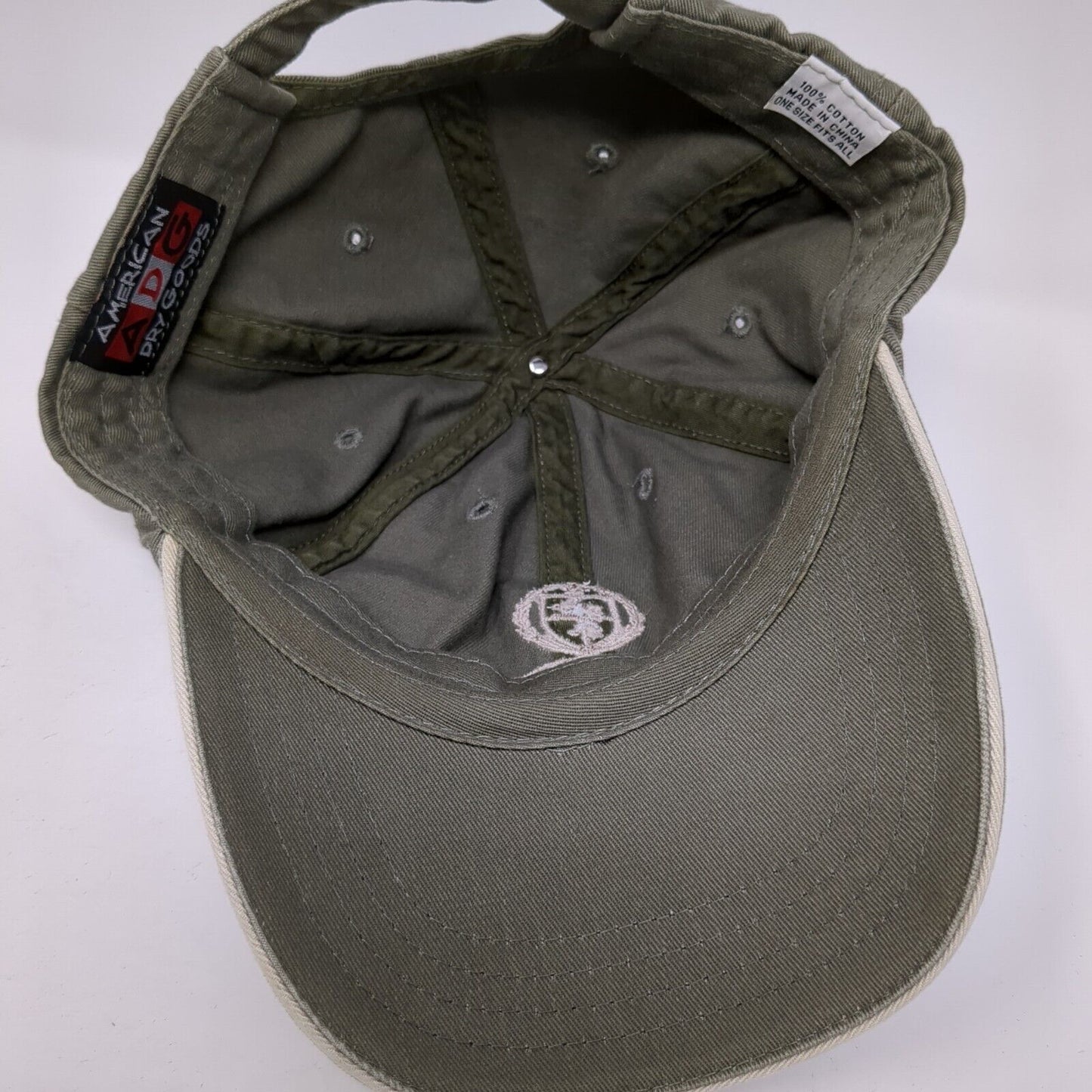 The National II The Deuce Slideback Hat Green OS Adjustable American Dry Goods