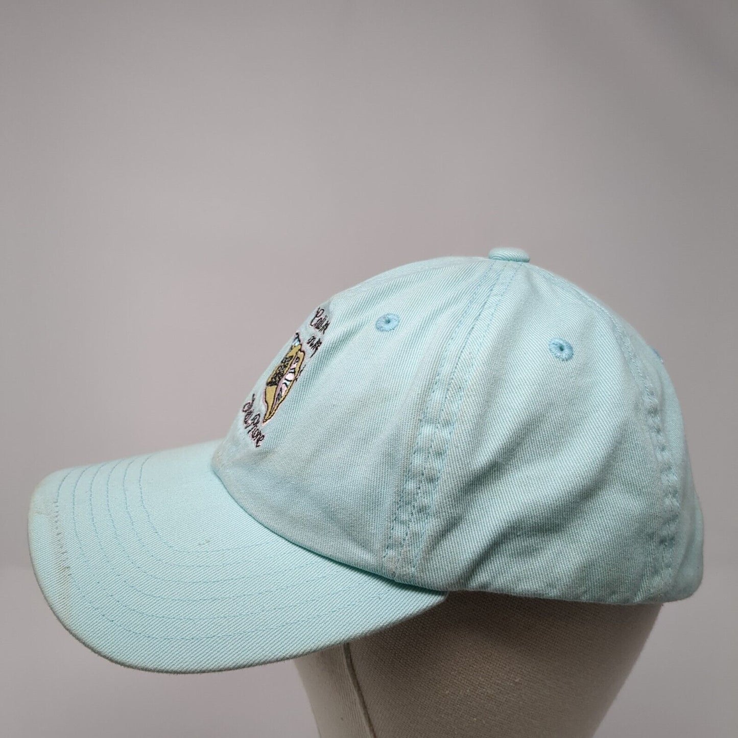 Call Me On My Shell Phone Slideback Hat Blue One Size Adjustable 6 Panel