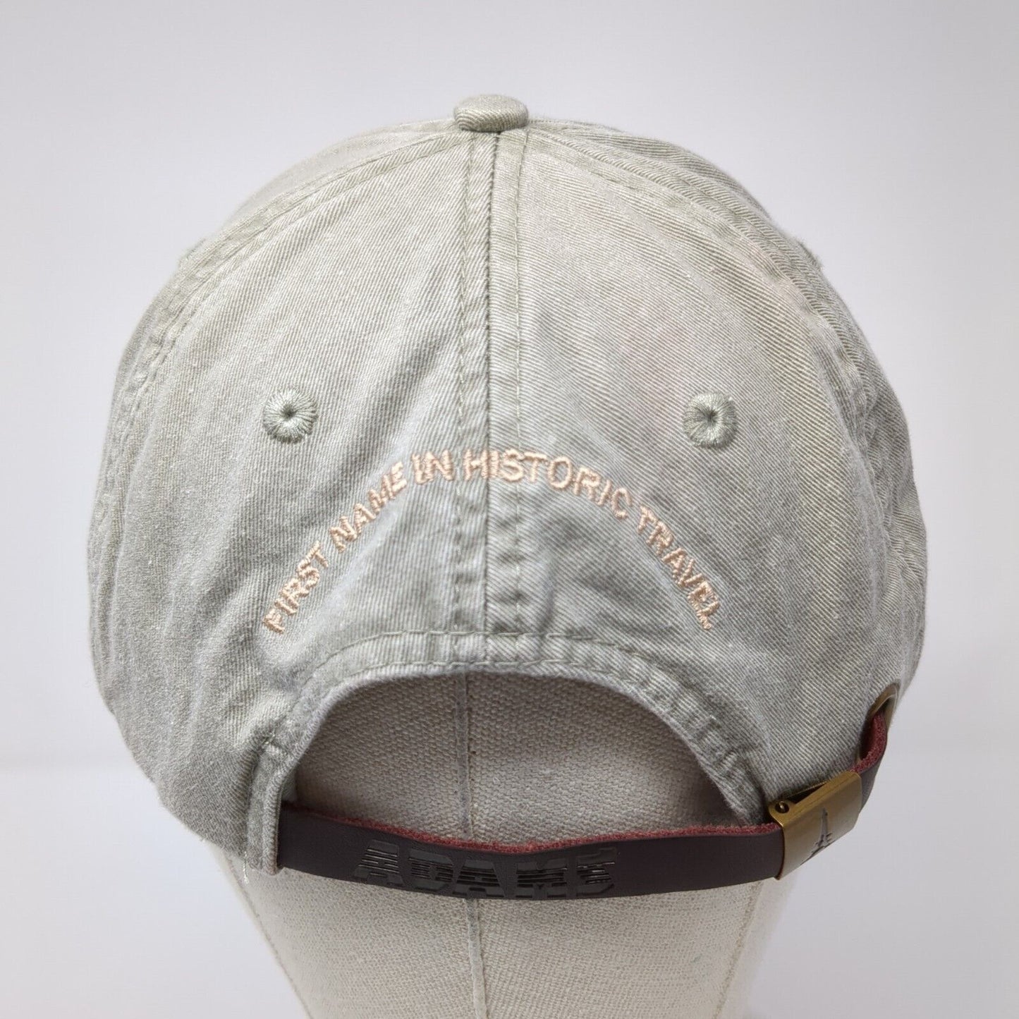 Stephen Ambrose Historical Tours Slideback Hat Tan One Size Adjustable
