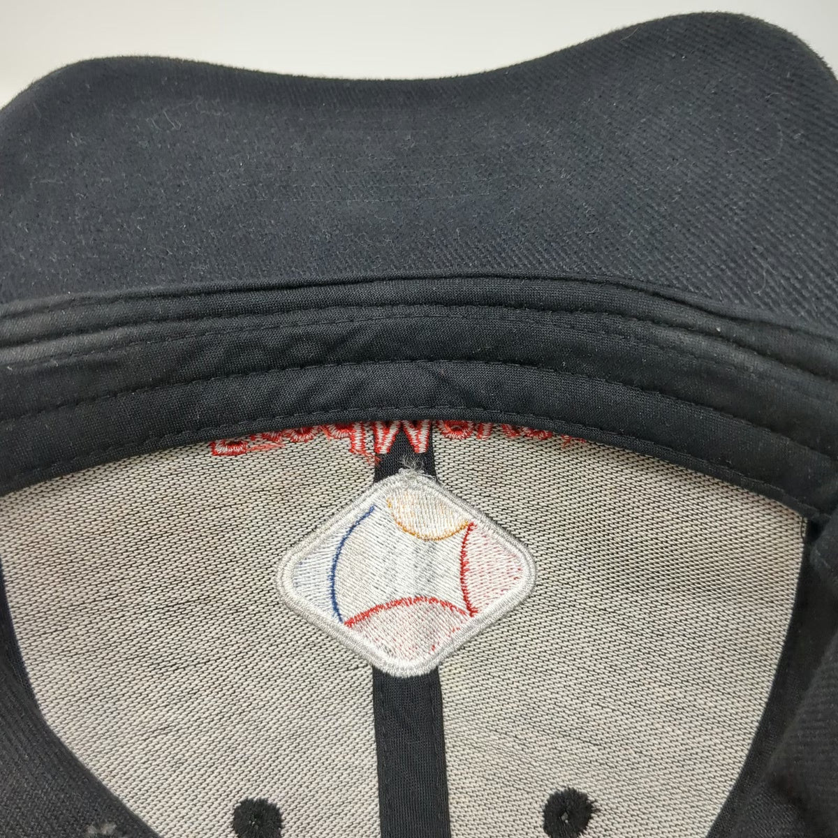 Fred Meyer Logo Black Baseball Cap One Size Slideback Strap Hat Retail Promo