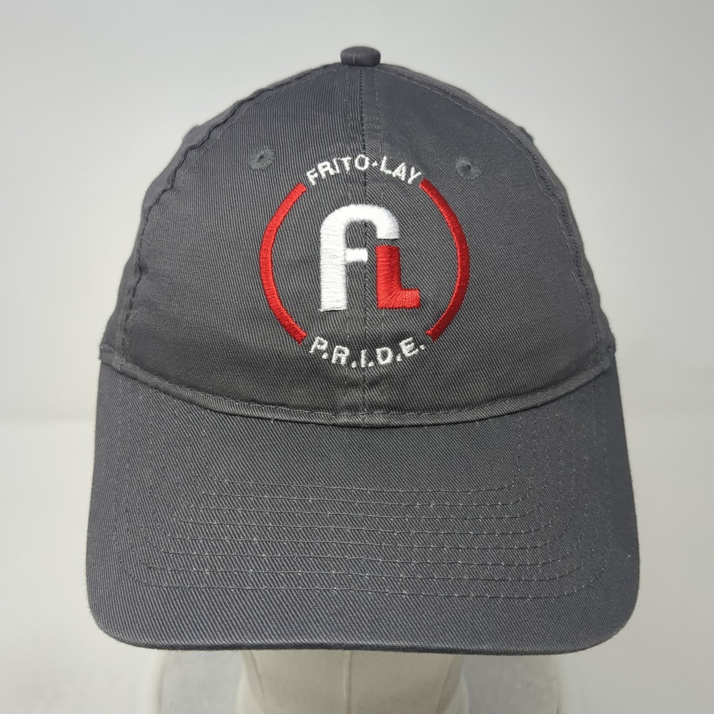 Frito-Lay Pride Strapback Hat Gray One Size Embroidered Port & Company