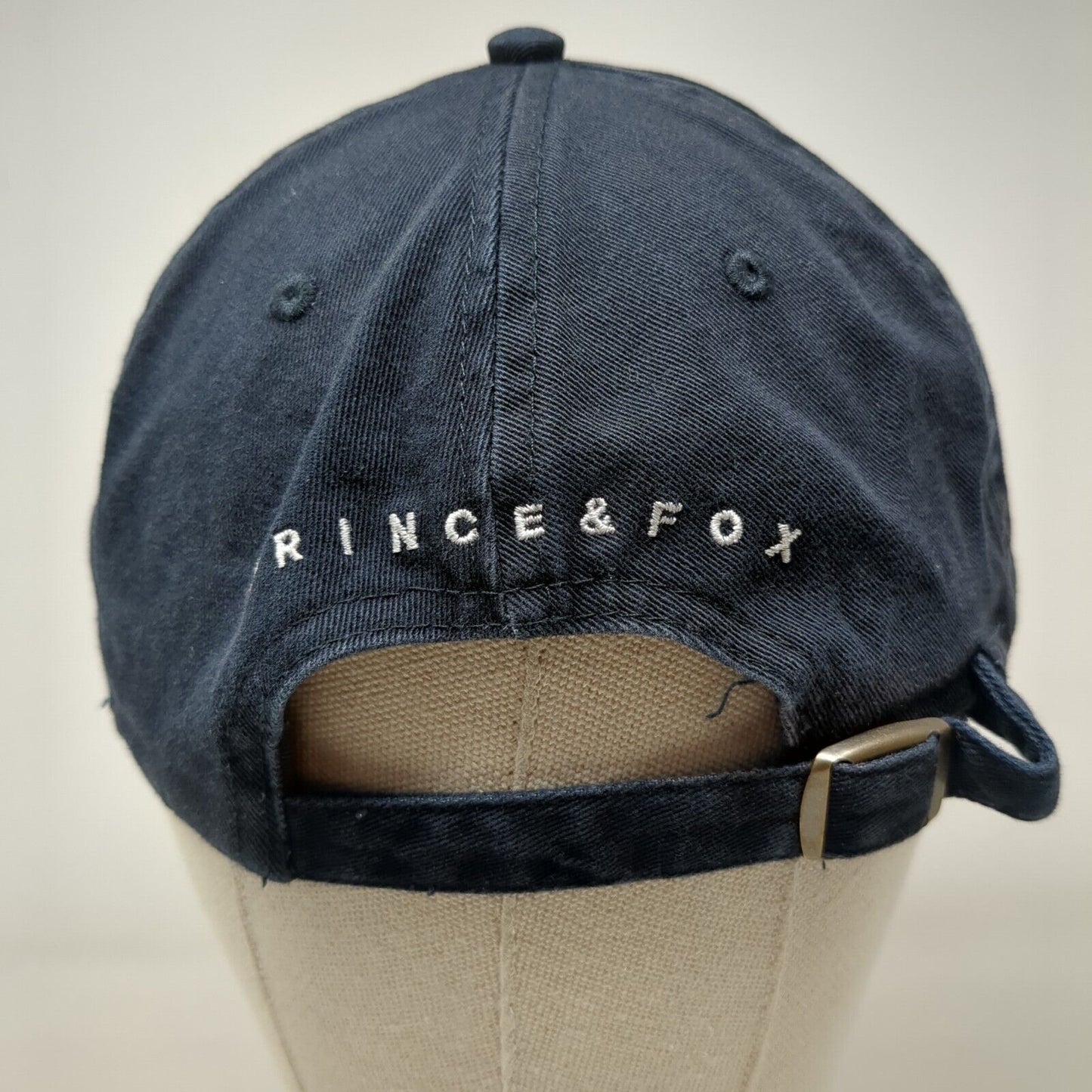 Prince & Fox Slideback Hat Blue One Size Solid Adjustable Embroidered