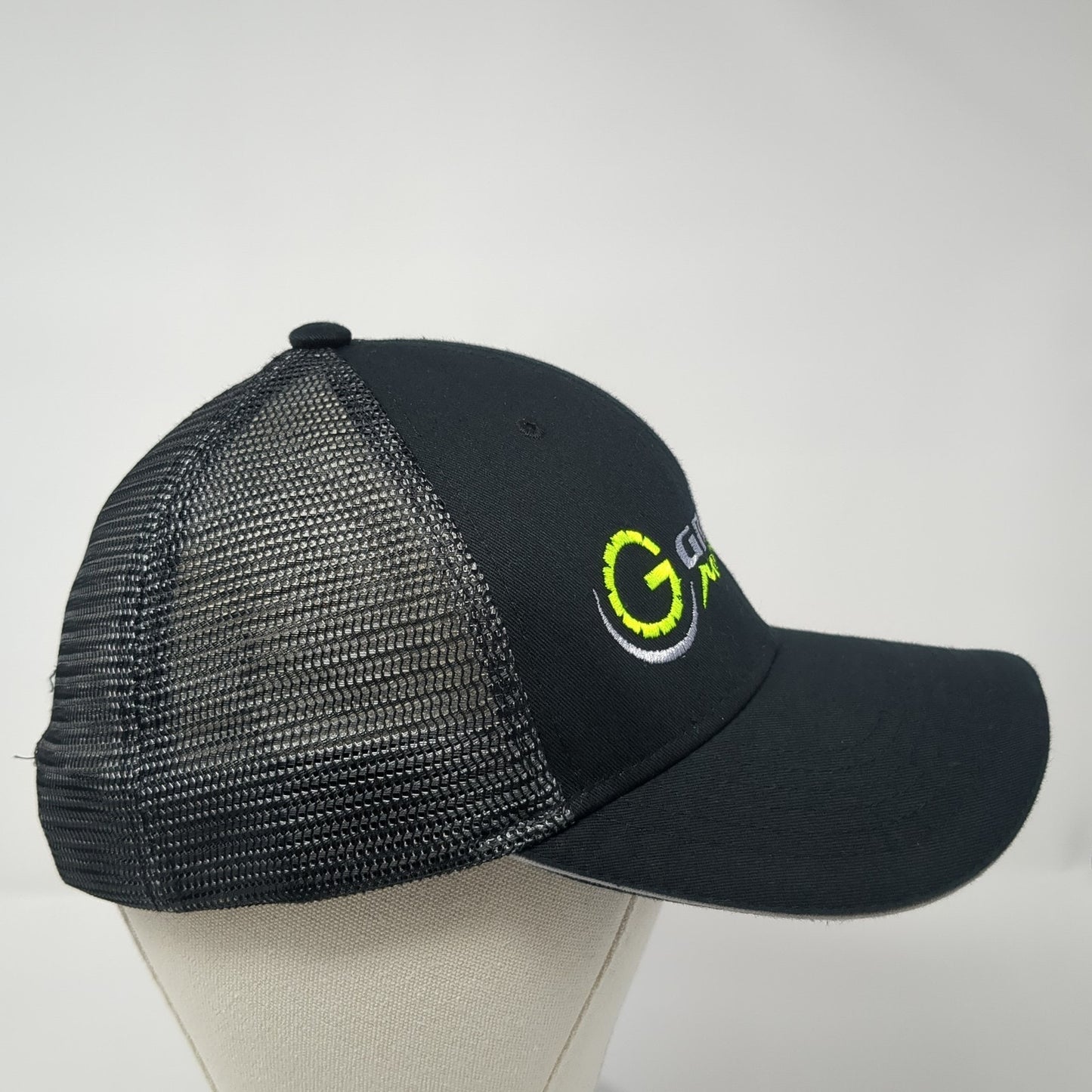 Grizzly Motorsports Mesh Back Trucker Hat Black One Size Port Authority