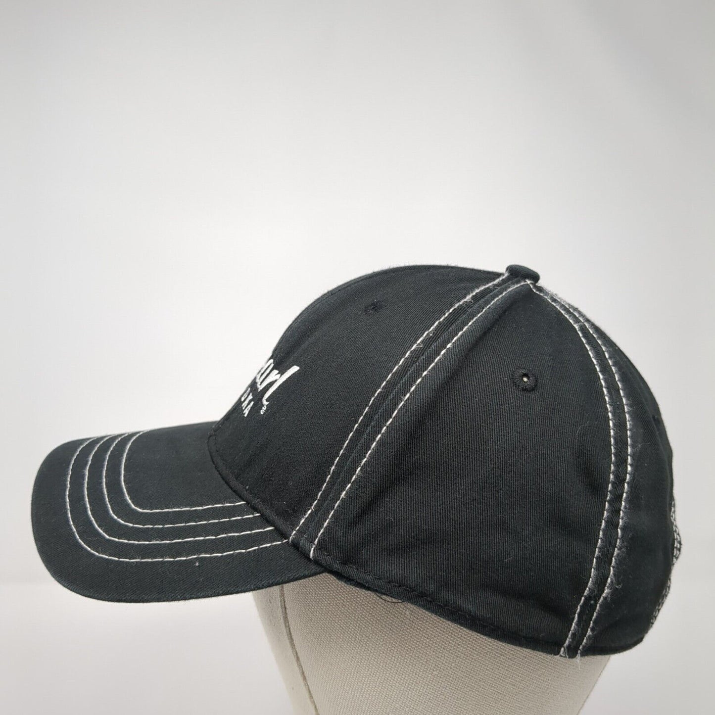 Pearl Vodka Strapback Hat Black One Size Adjustable Embroidered Style Master