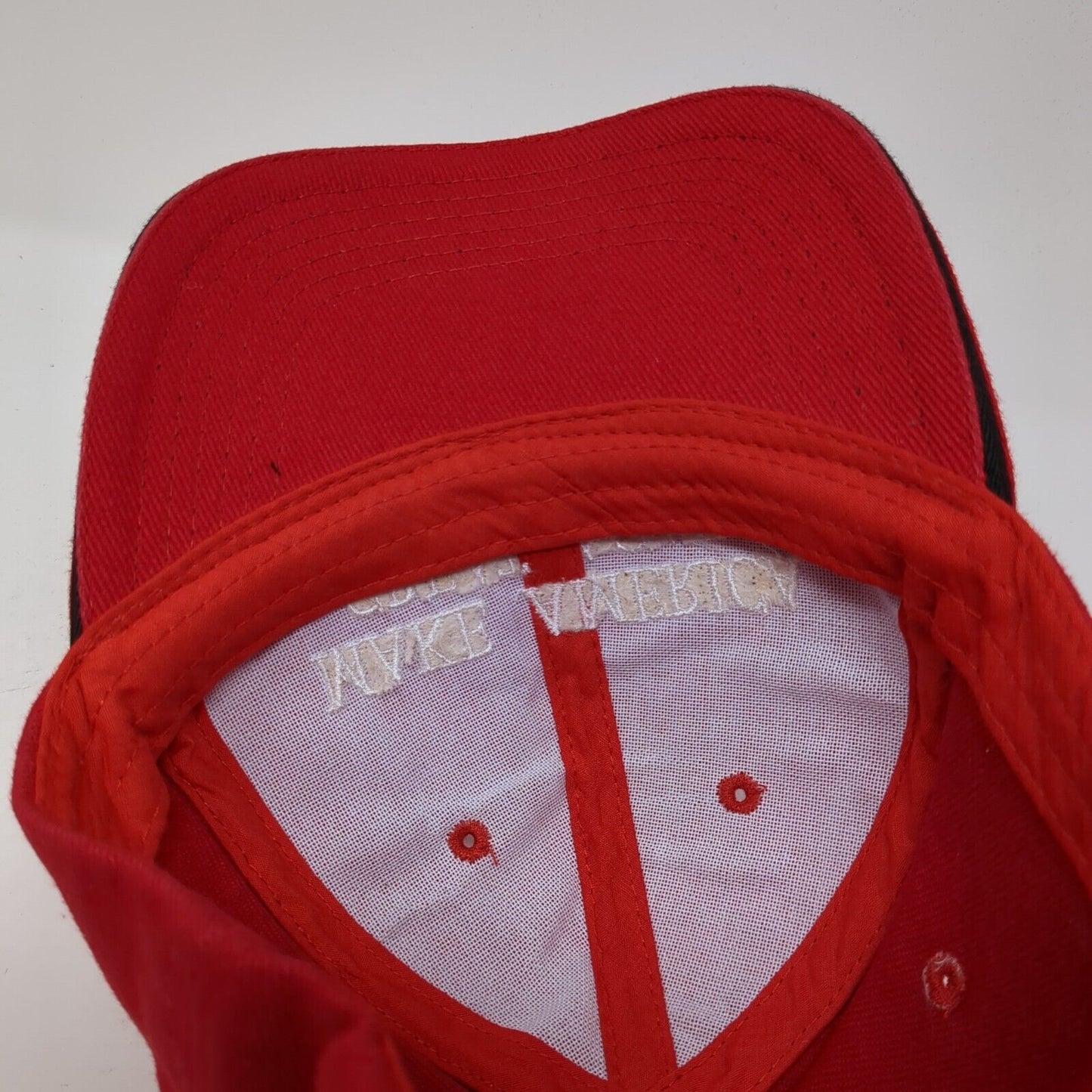 Make America Great Again Slideback Hat Red One Size Adjustable Embroidered