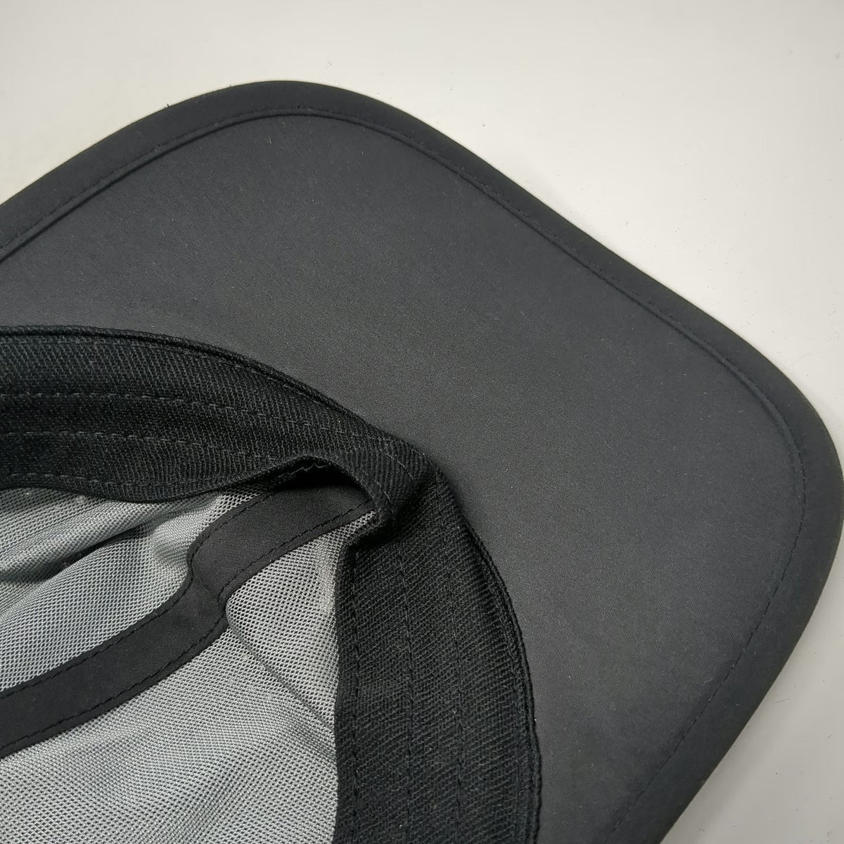 Nike Baseball Cap Gray OSFM Perforated Bob Firman Running Swoosh Strapback Hat