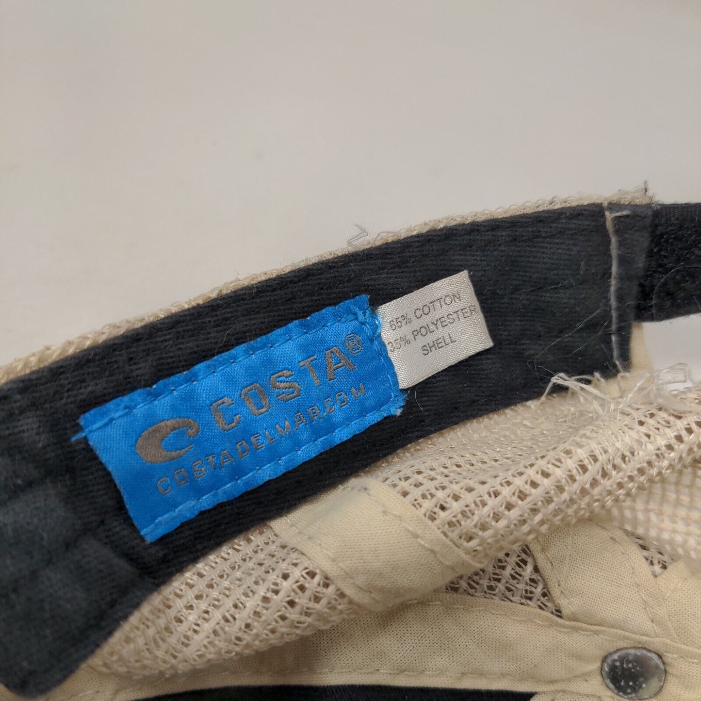 Costa Del Mar Strapback Trucker Hat Multicolor One Size Embroidered Mesh Back