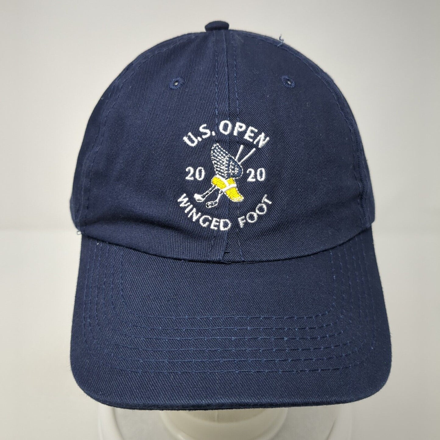 US Open 2020 Winged Foot Slideback Hat Blue One Size Adjustable USGA Member
