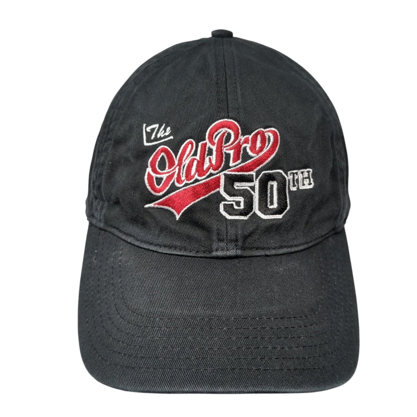 The Old Pro 50th Anniversary Slideback Hat Black One Size Richardson