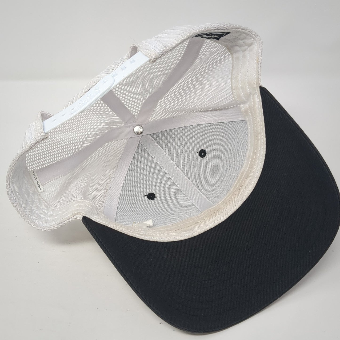 Pioneer Commodities Snapback Trucker Hat Black One Size Mesh Back