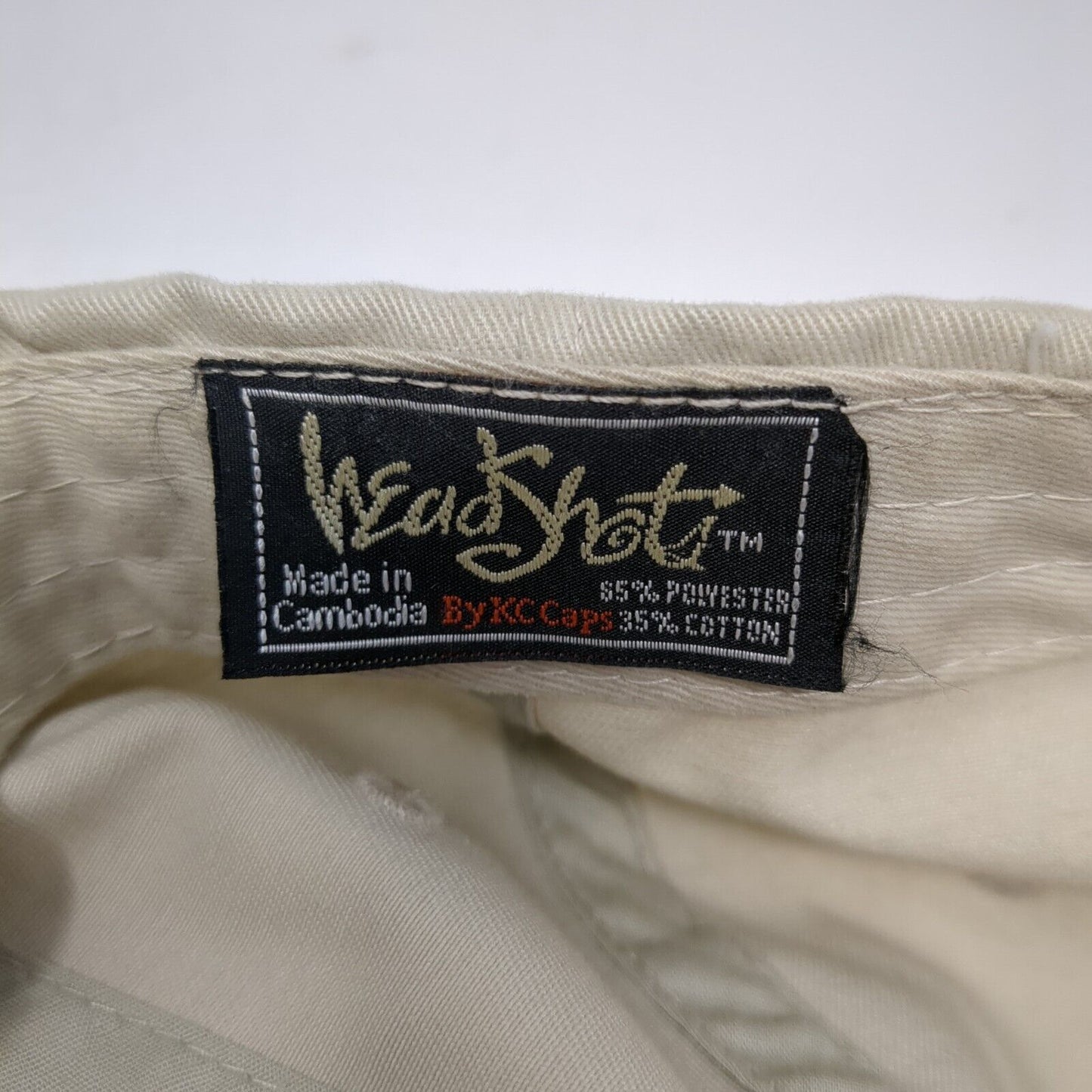 Chesterfield Slideback Hat Tan One Size Adjustable Embroidered KC Caps