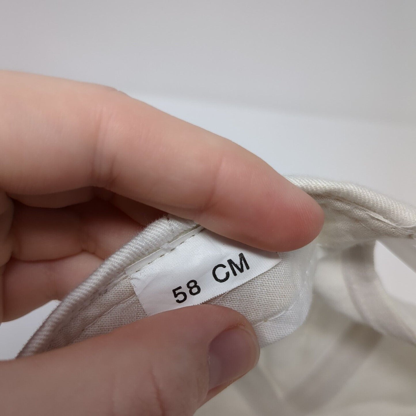 Dominica WI Nature Island Snapback Hat White 58cm Adjustable Solid