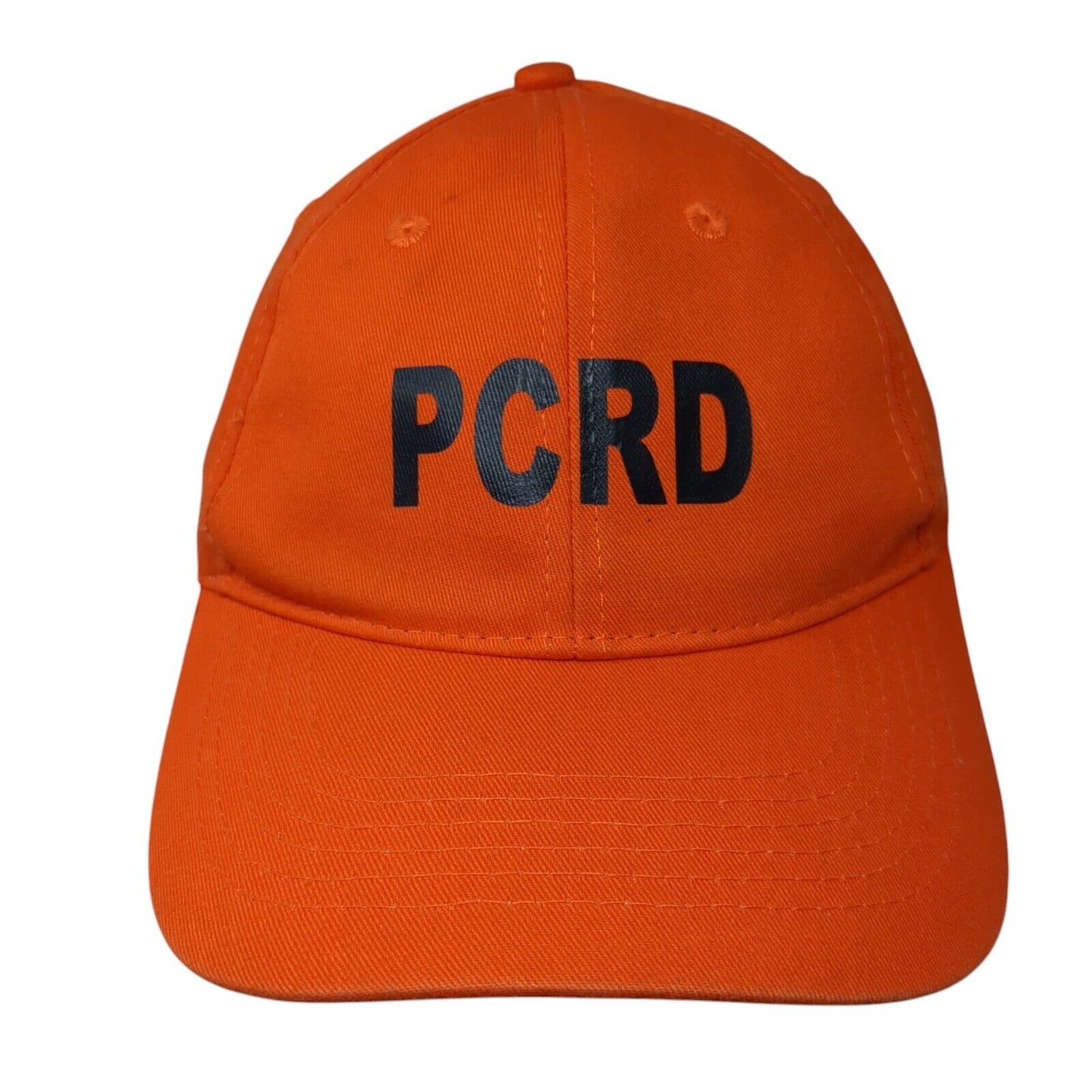 PCRD Strapback Hat Orange Youth One Size Adjustable Solid Port & Company