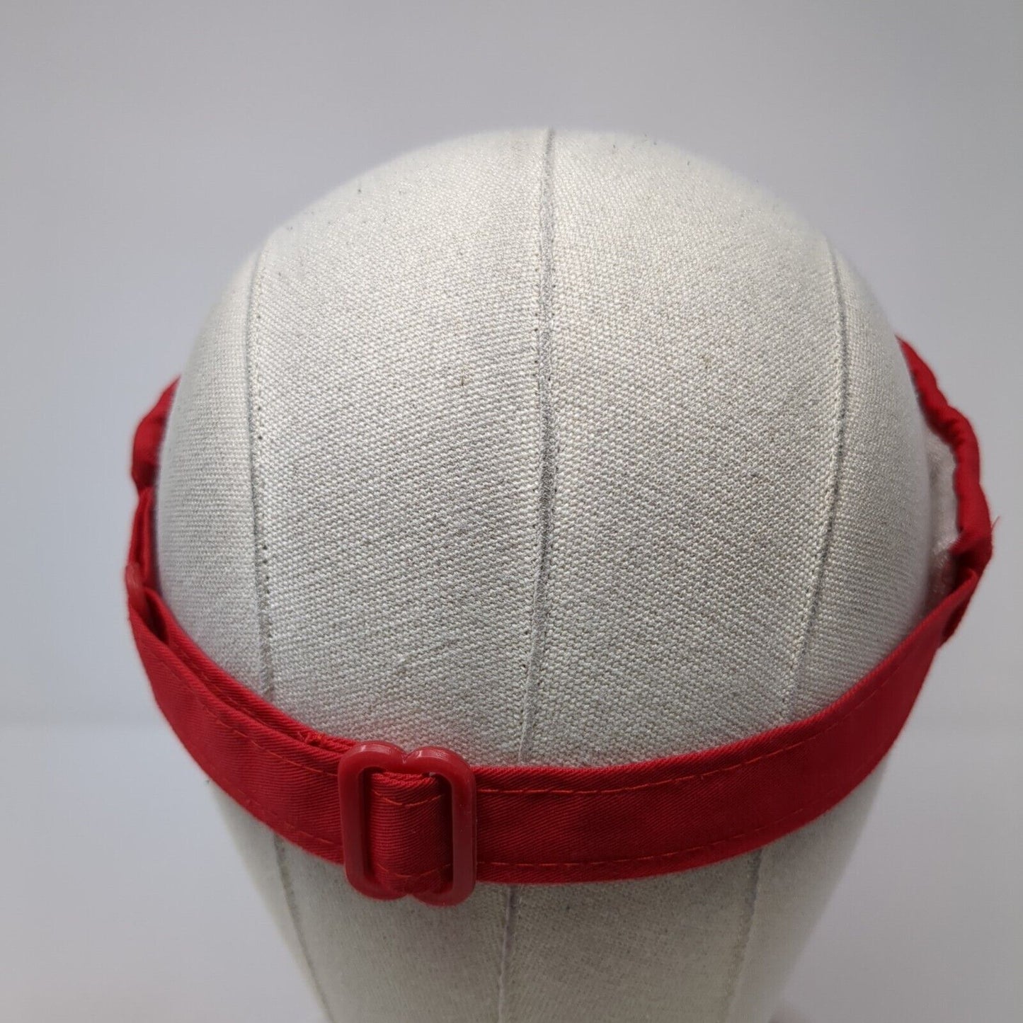 Cardinal Booster Slideback Visor Hat Red One Size Adjustable Outdoor