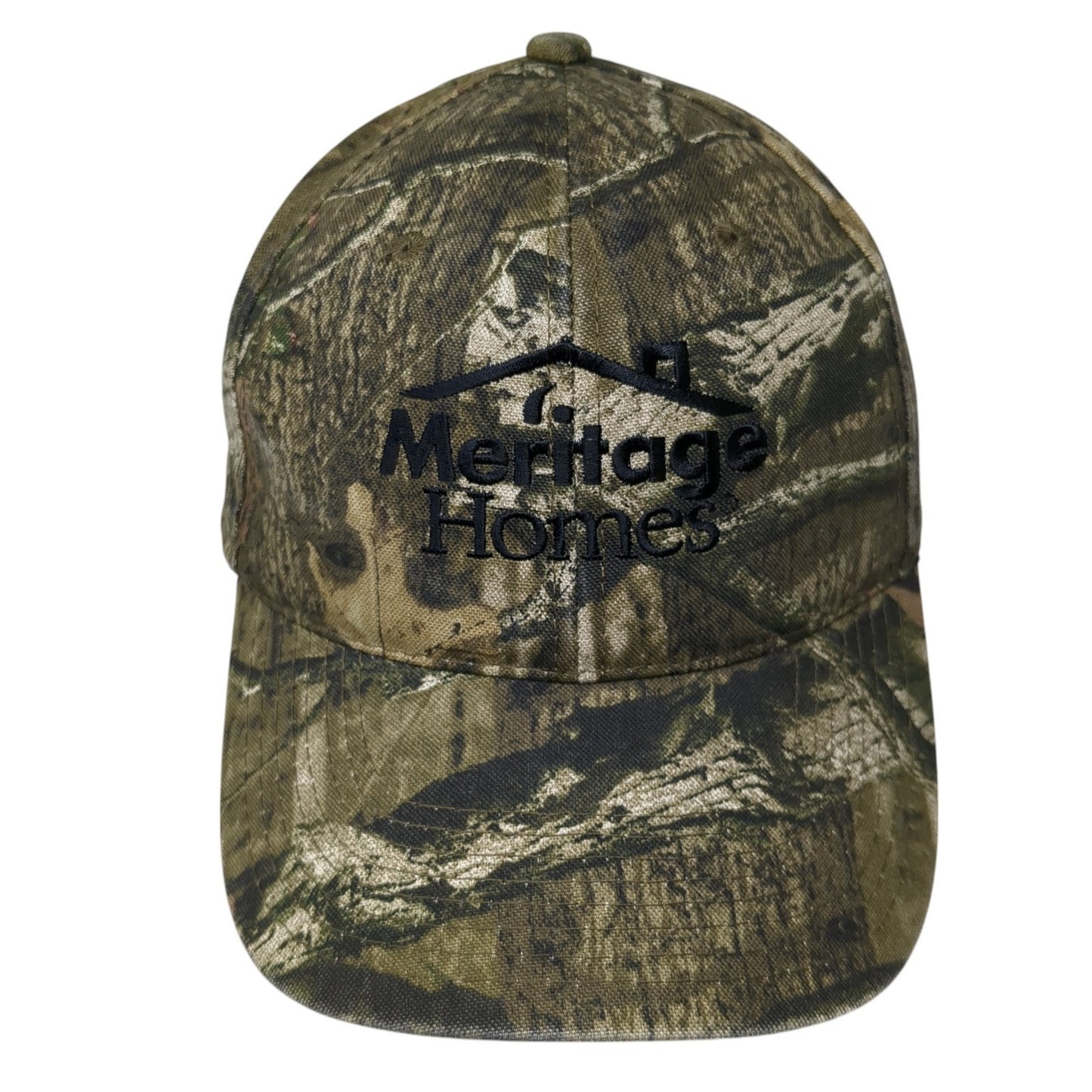 Meritage Homes Strapback Hat Multi Camo One Size Adjustable Hunting