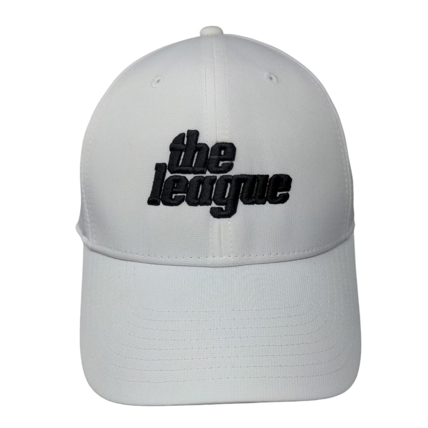 The League Strapback Hat White OSFM Adjustable Embroidered Legacy91 Nike Dri-Fit