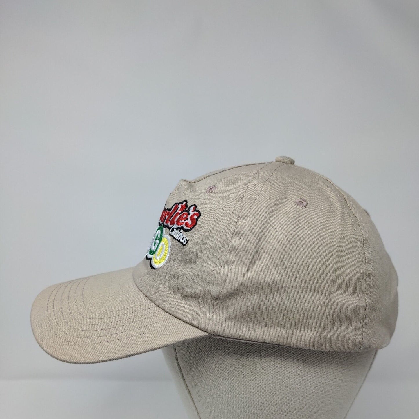 Arizona Charlie's Casinos Bingo Strapback Hat Tan OSFA Embroidered