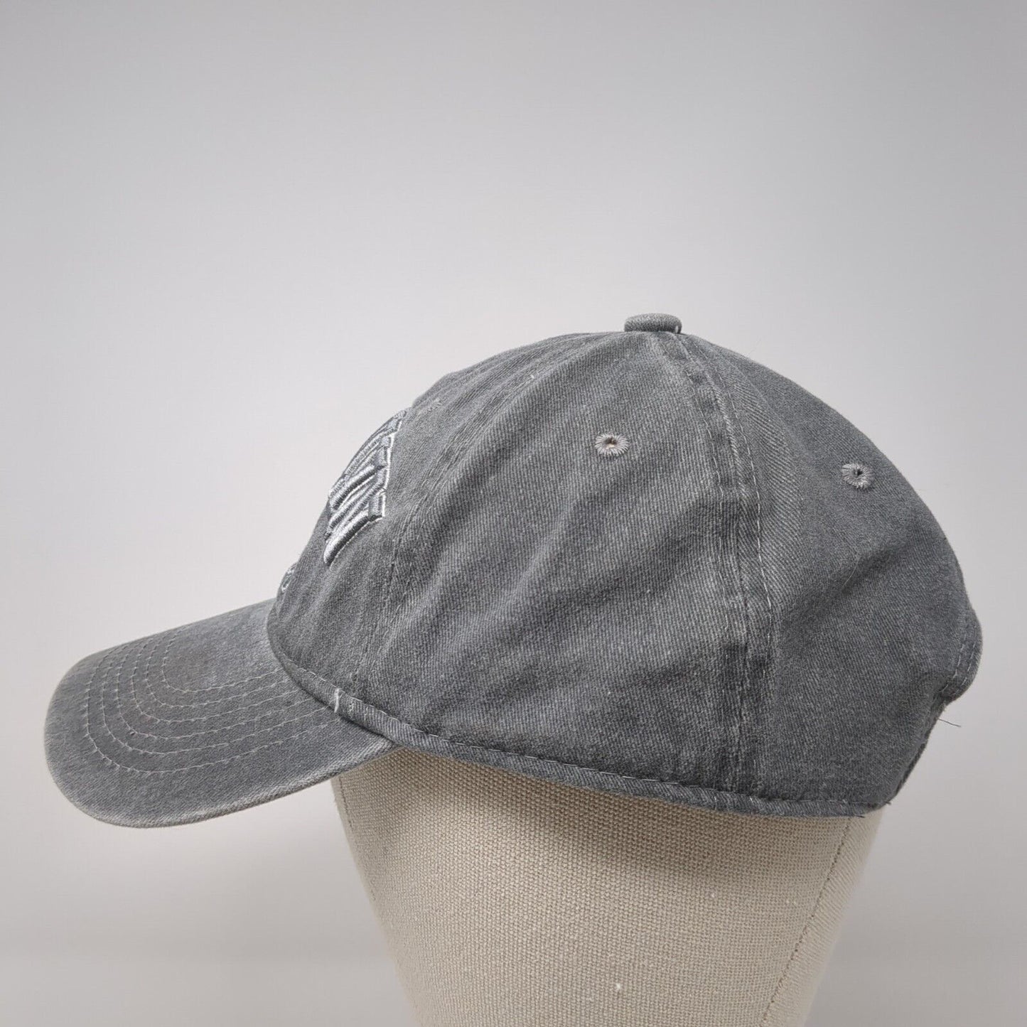Brooklyn New York 1625 Slideback Hat Gray OS Adjustable Embroidered BJB Cotton