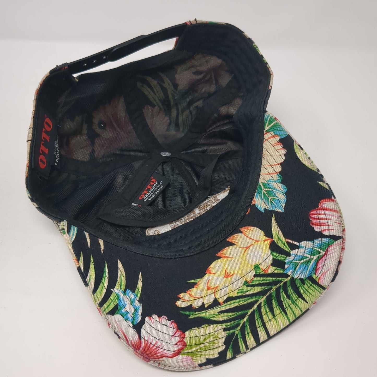 Kern River Brewing Company Snapback Hat Multicolor OS Adjustable Floral Otto