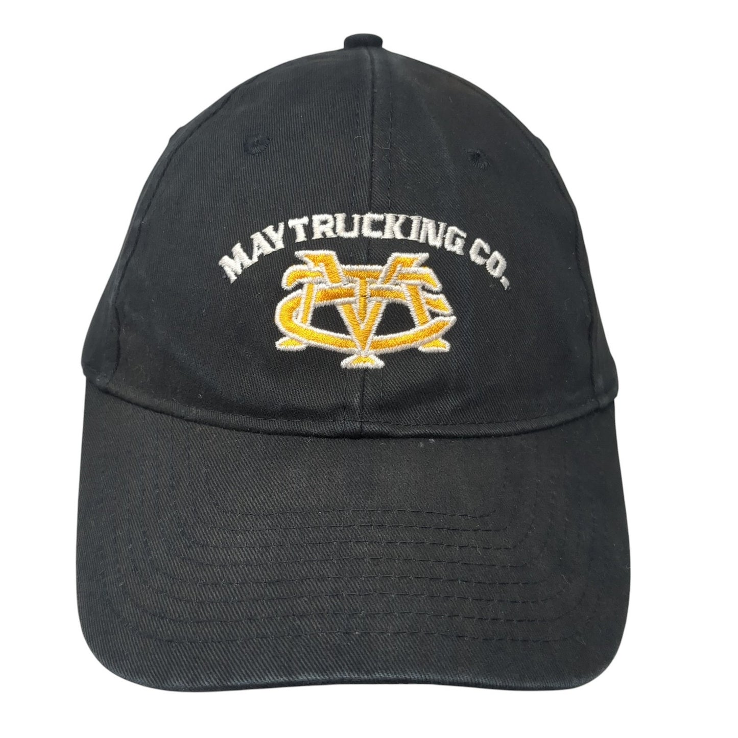 Maytrucking Co. Strapback Baseball Cap Black One Size Adjustable Embroidered KC