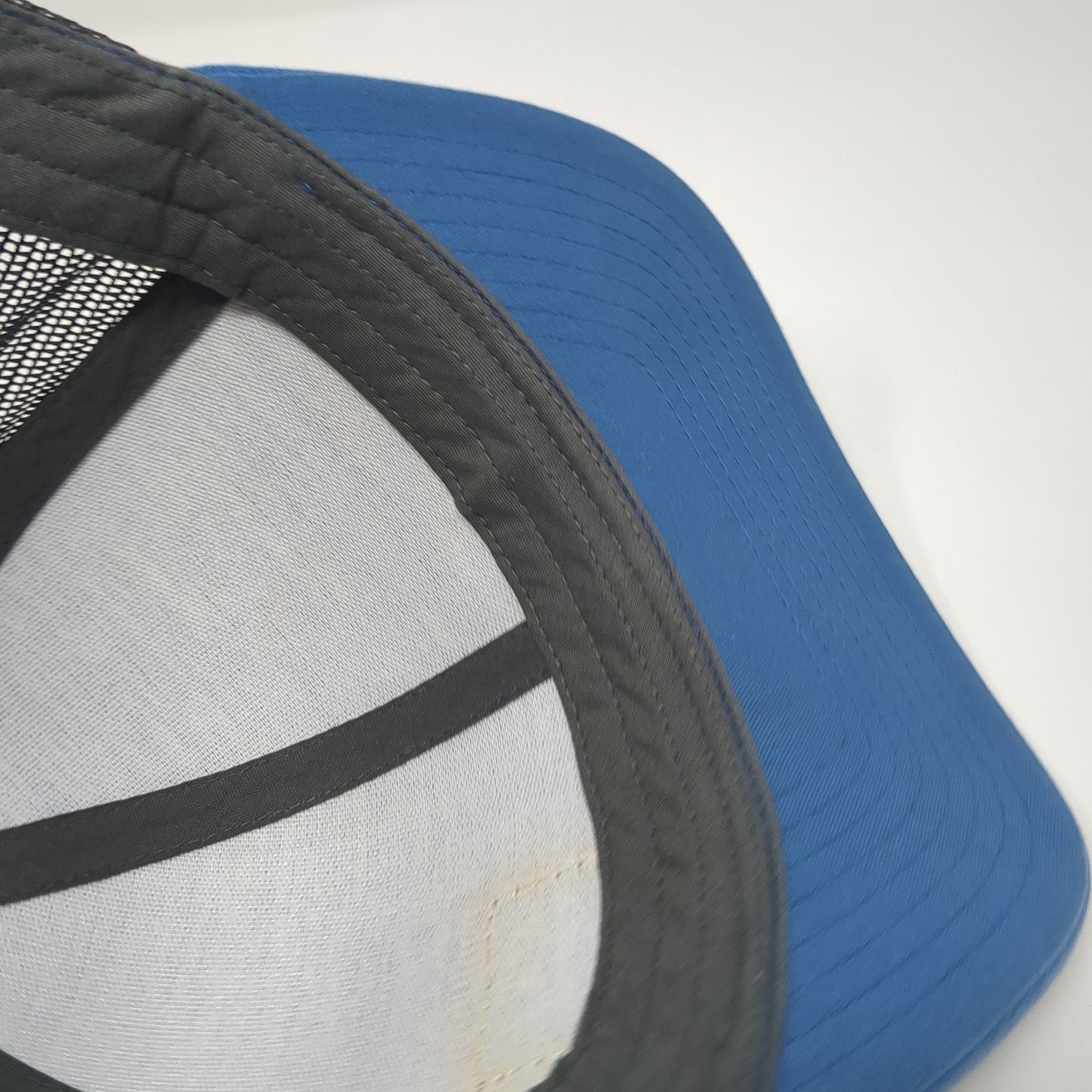 Drip Drop Patch Snapback Mesh Back Trucker Hat Black One Size 6 Panel