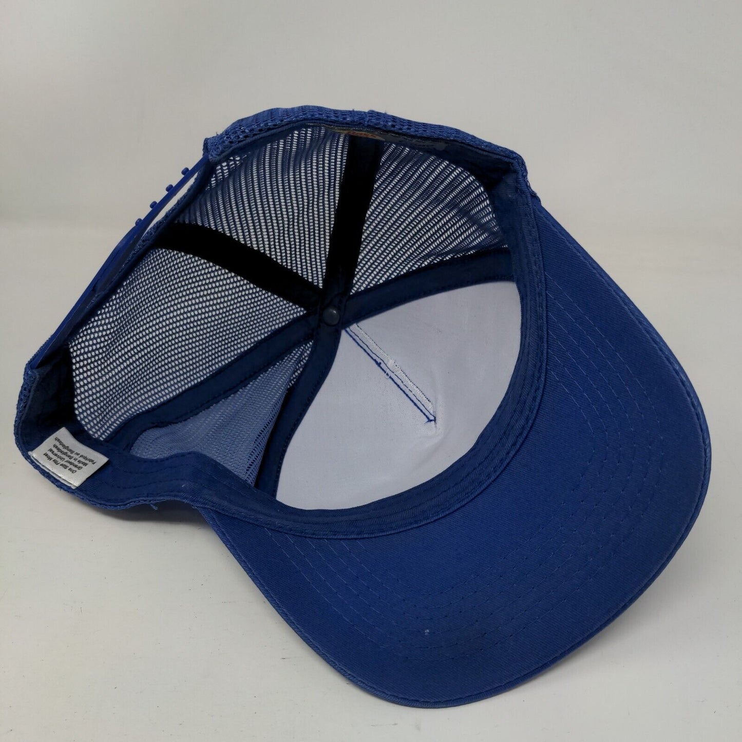 Bass Pro Shops Snapback Mesh Back Trucker Hat Blue OSFM Gone Fishing