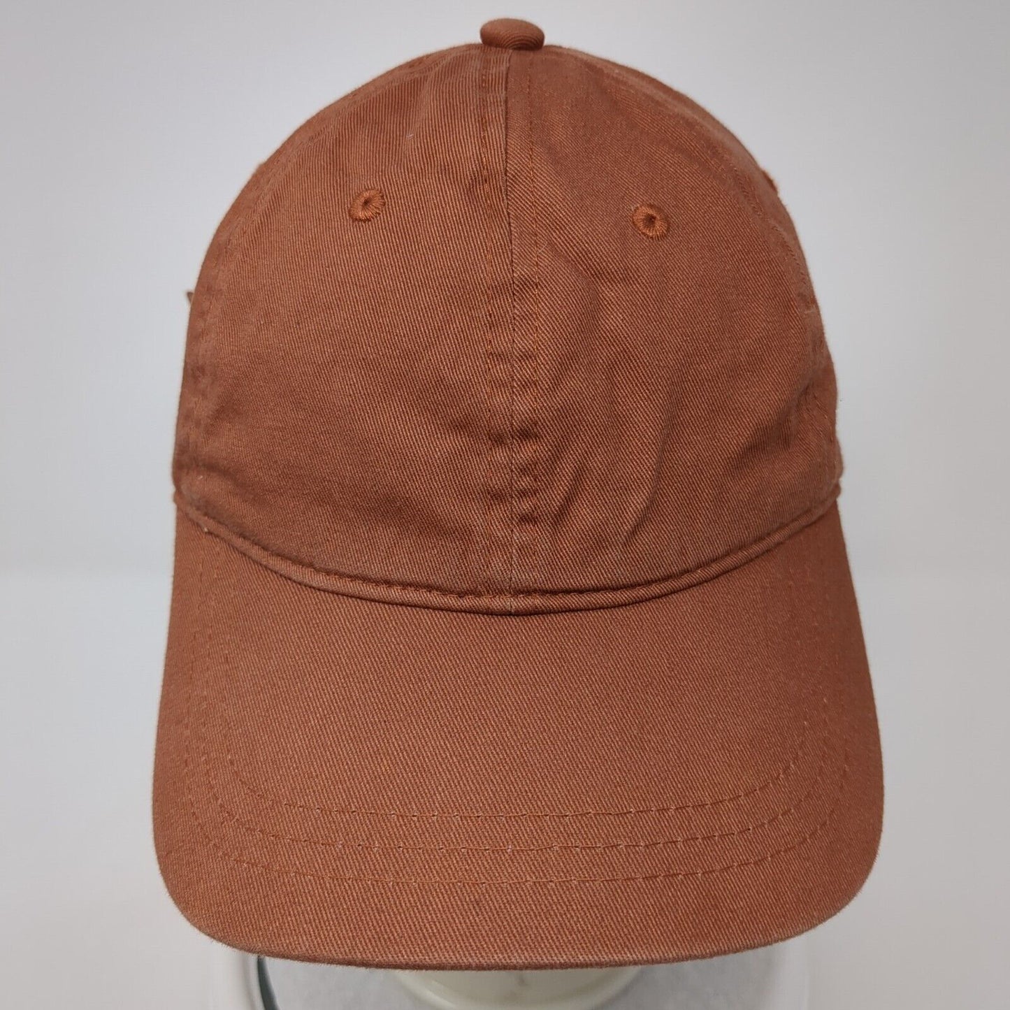 Unbranded Slideback Hat Brown One Size Adjustable Solid Blank 6 Panel