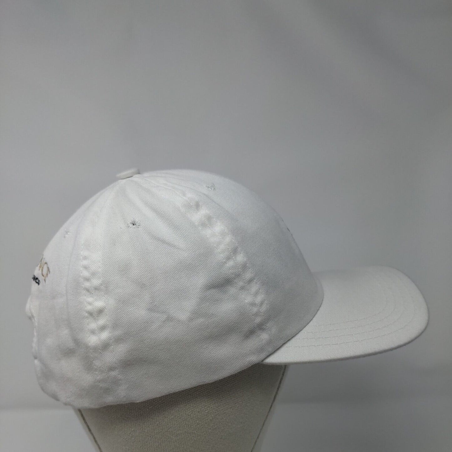 Excellence Playa Mujeres Mexico Strapback Hat White One Size Embroidered