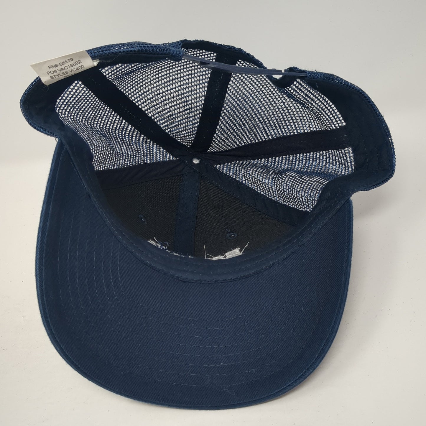 Bank Midwest Snapback Trucker Hat Blue One Size Mesh Back Adjustable