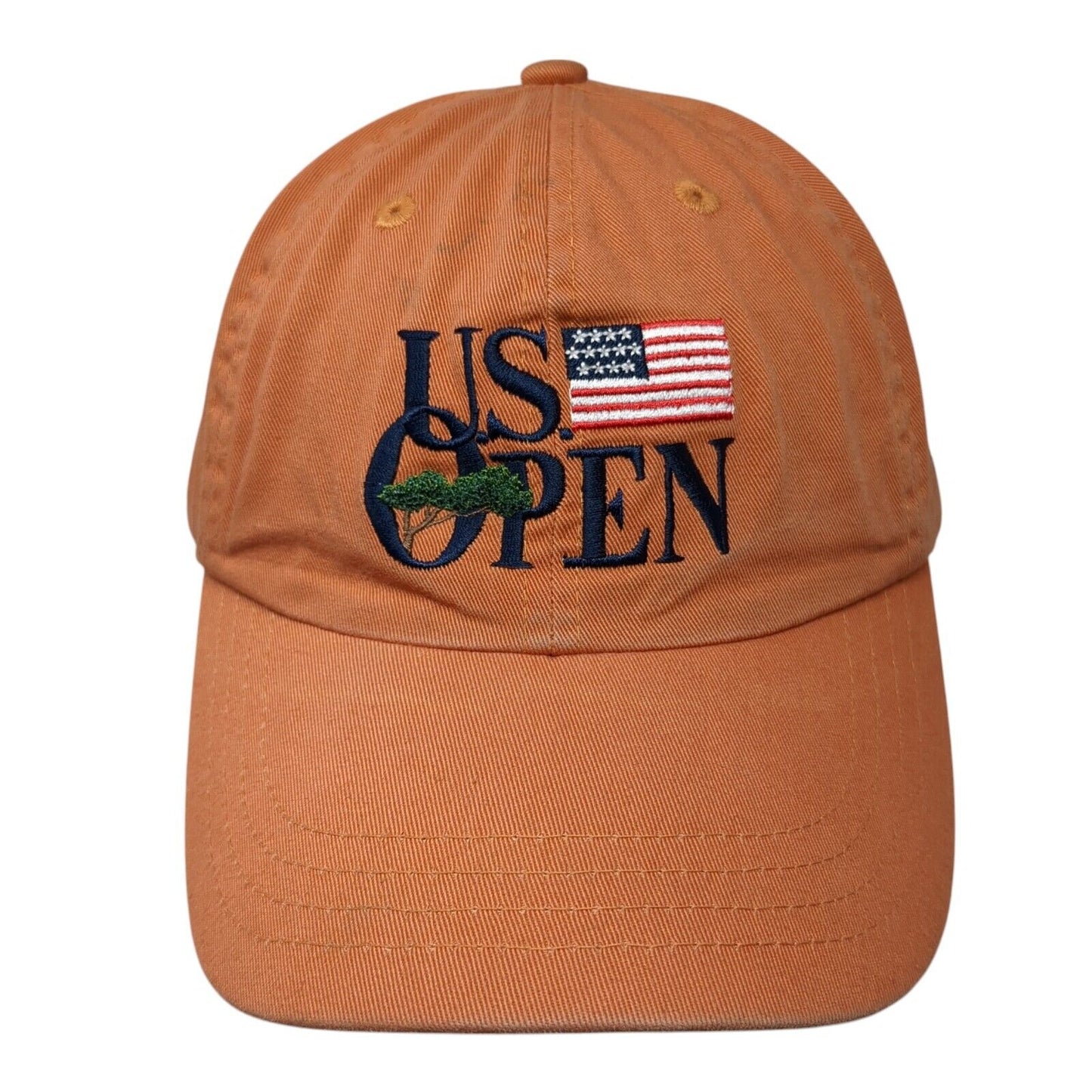 US Open Torrey Pines 2008 Slideback Hat Orange OS Adjustable Patriotic Imperial
