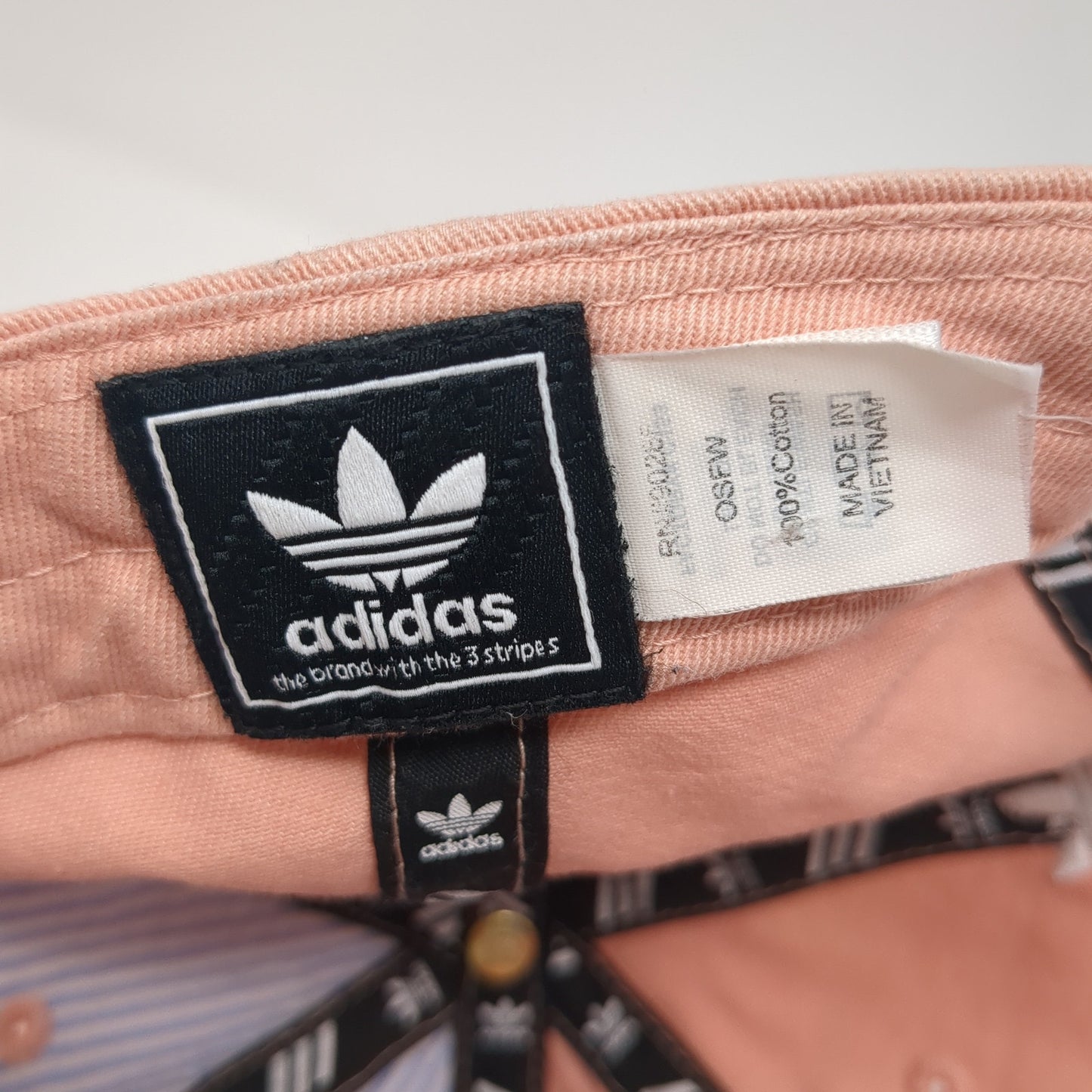 Adidas Trefoil Logo Women's Slideback Hat Pink One Size Adjustable