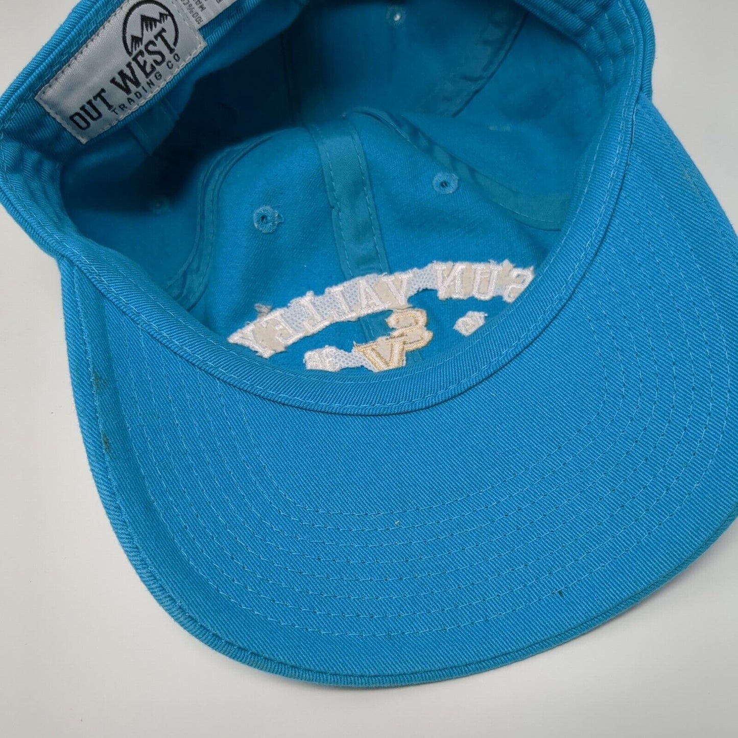 Sun Valley Idaho 1936 Slideback Hat Blue One Size Embroidered Out West