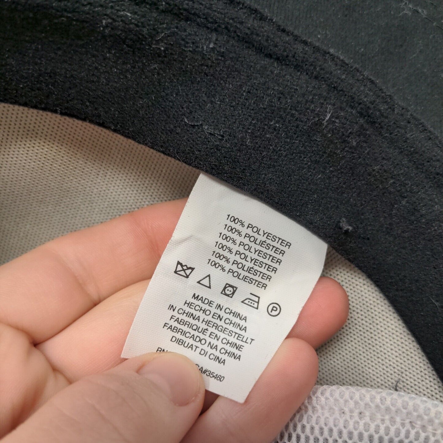 Oakley Silicon Bark Fitted Trucker Hat White S/M Striped Mesh Back