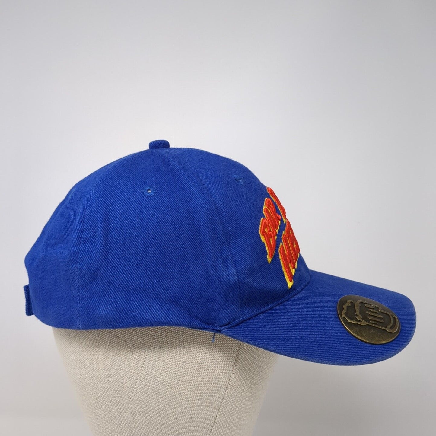 Bar Room Hero Strapback Hat Blue One Size Adjustable Embroidered Bottle Opener