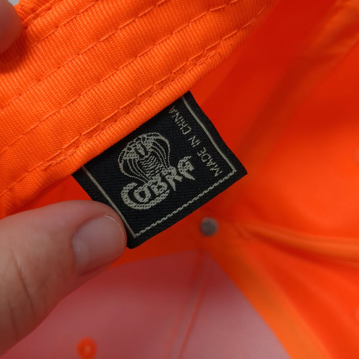 Cobra 5 Panel Orange Camo Kongo Klub OSFM Hat Mitchell SD Pole Dancer Graphic