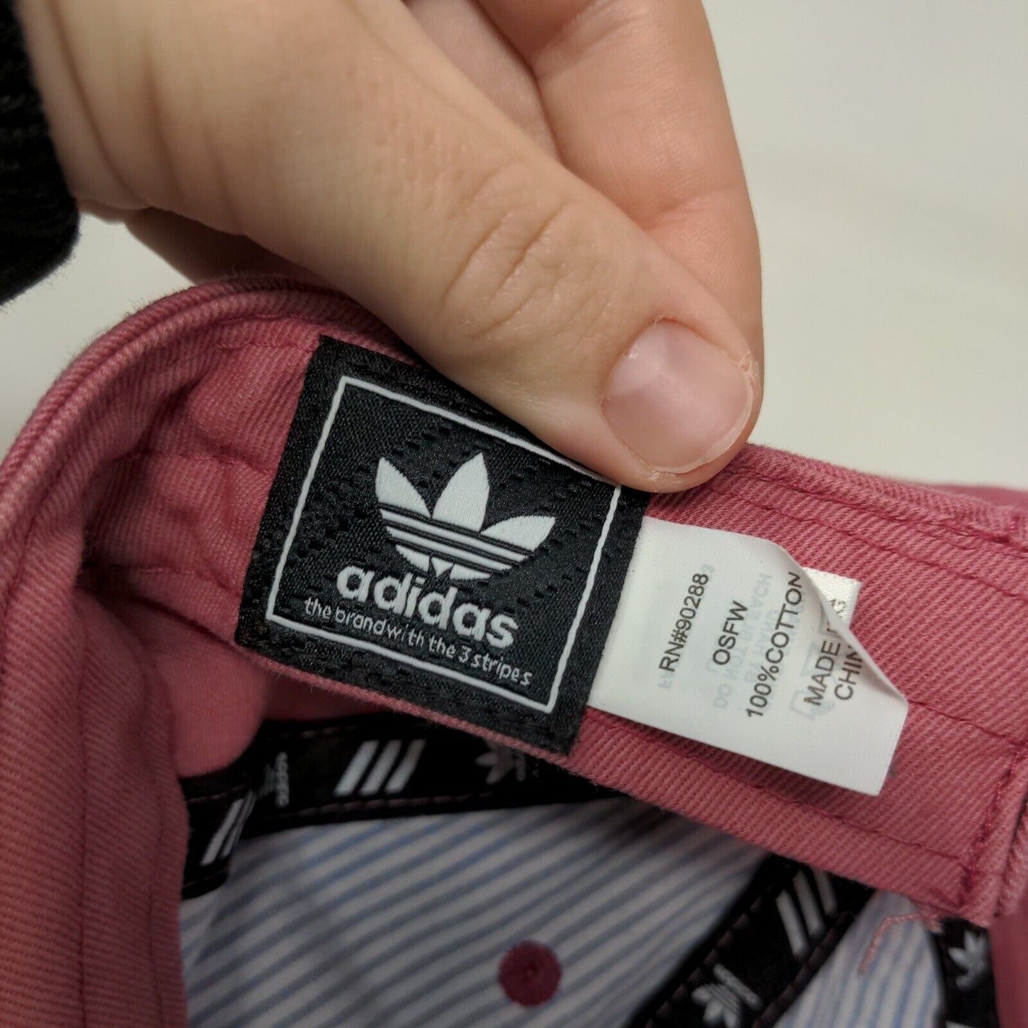 Adidas Trefoil Women's Slideback Hat Pink OSFW Embroidered Adjustable