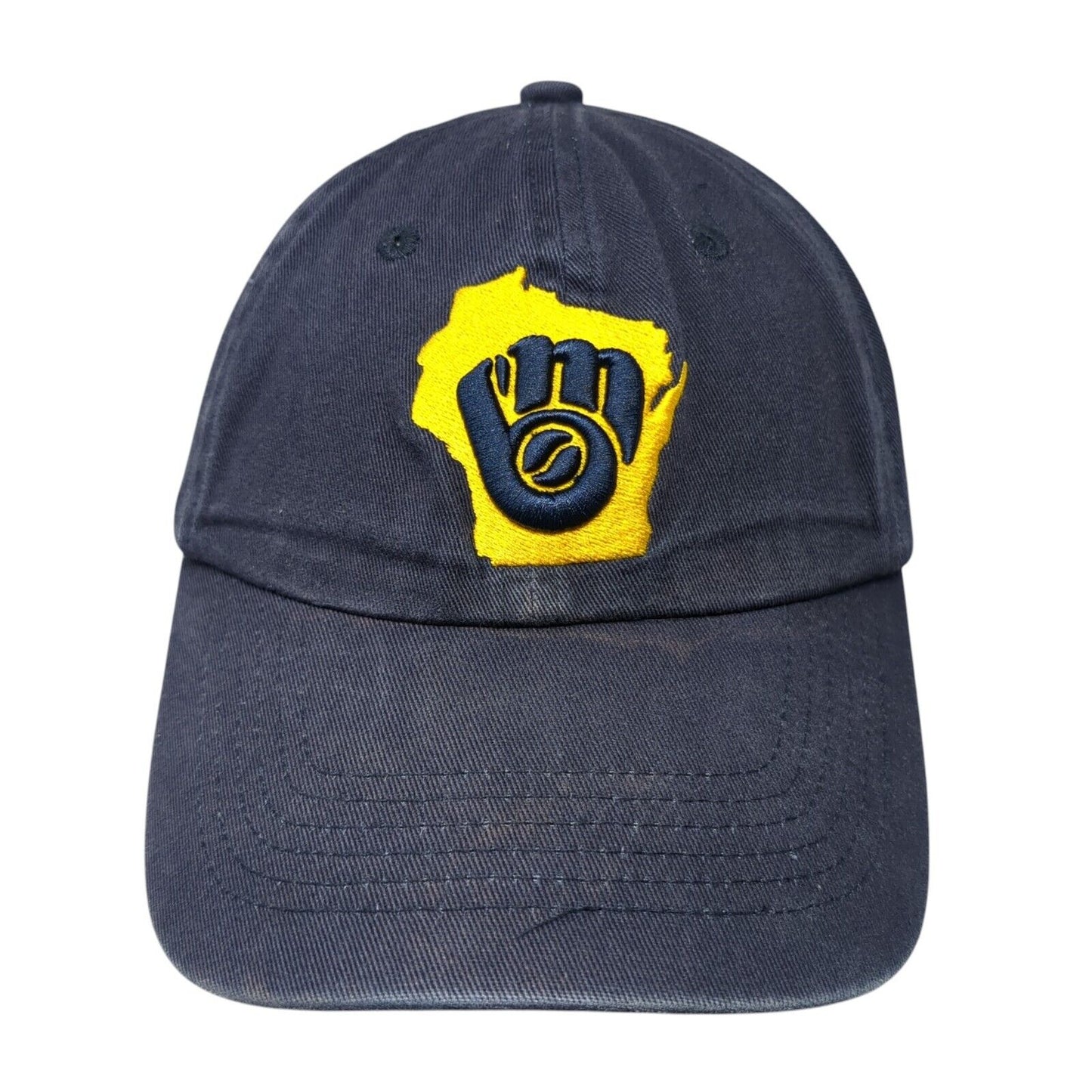 Miller Lite Slideback Hat Blue One Size Adjustable Embroidered Logo