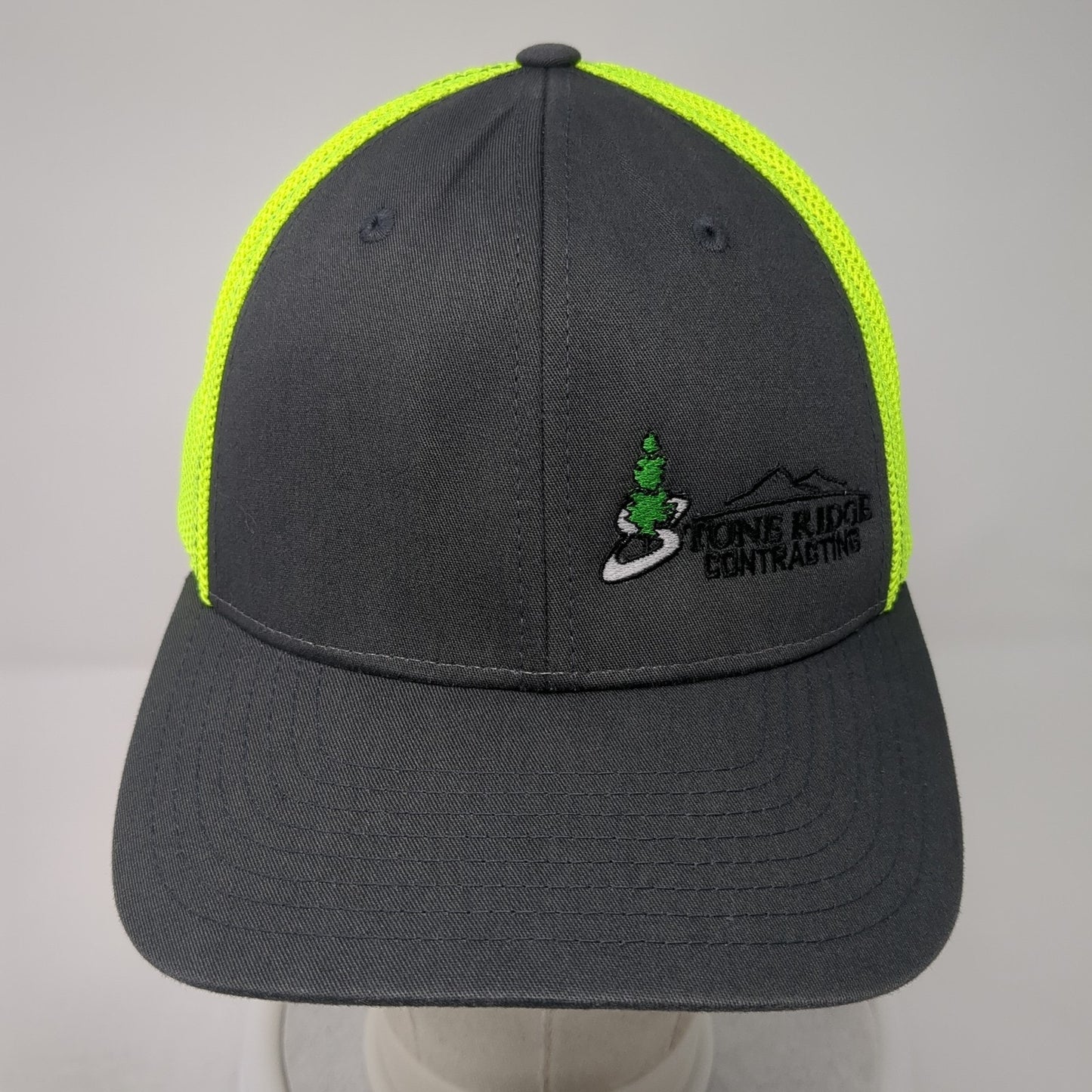 Stone Ridge Contracting Fitted Mesh Back Trucker Hat Multi XL Richardson