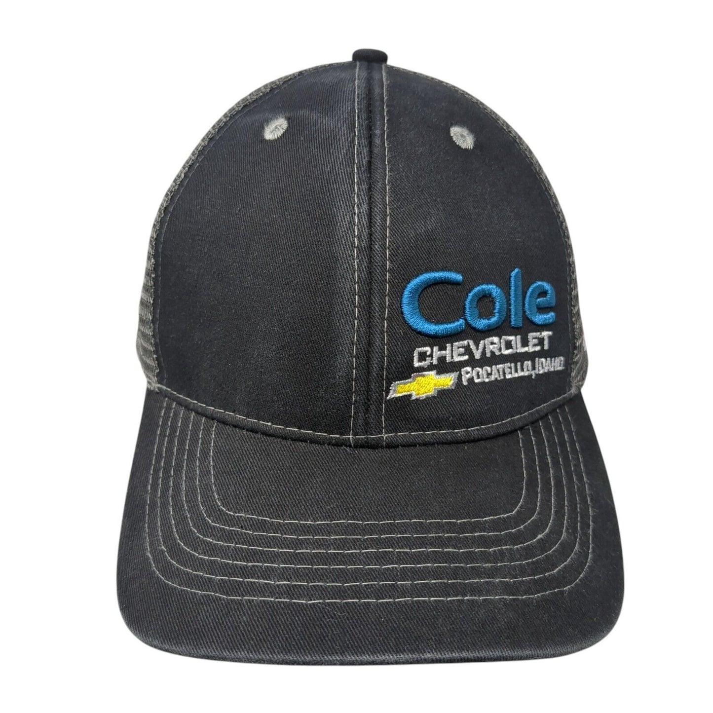 Cole Chevrolet Pocatello Idaho Trucker Hat Black One Size Mesh Back