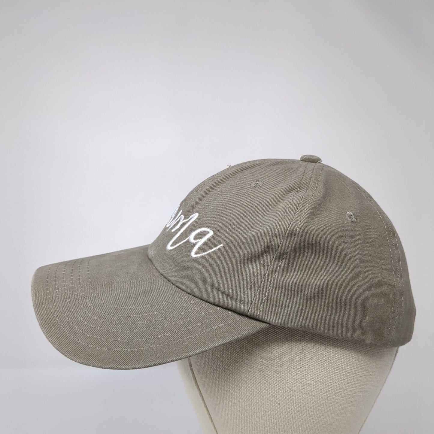 Mama Slideback Hat Brown One Size Adjustable 6 Panel The Belly Boxes