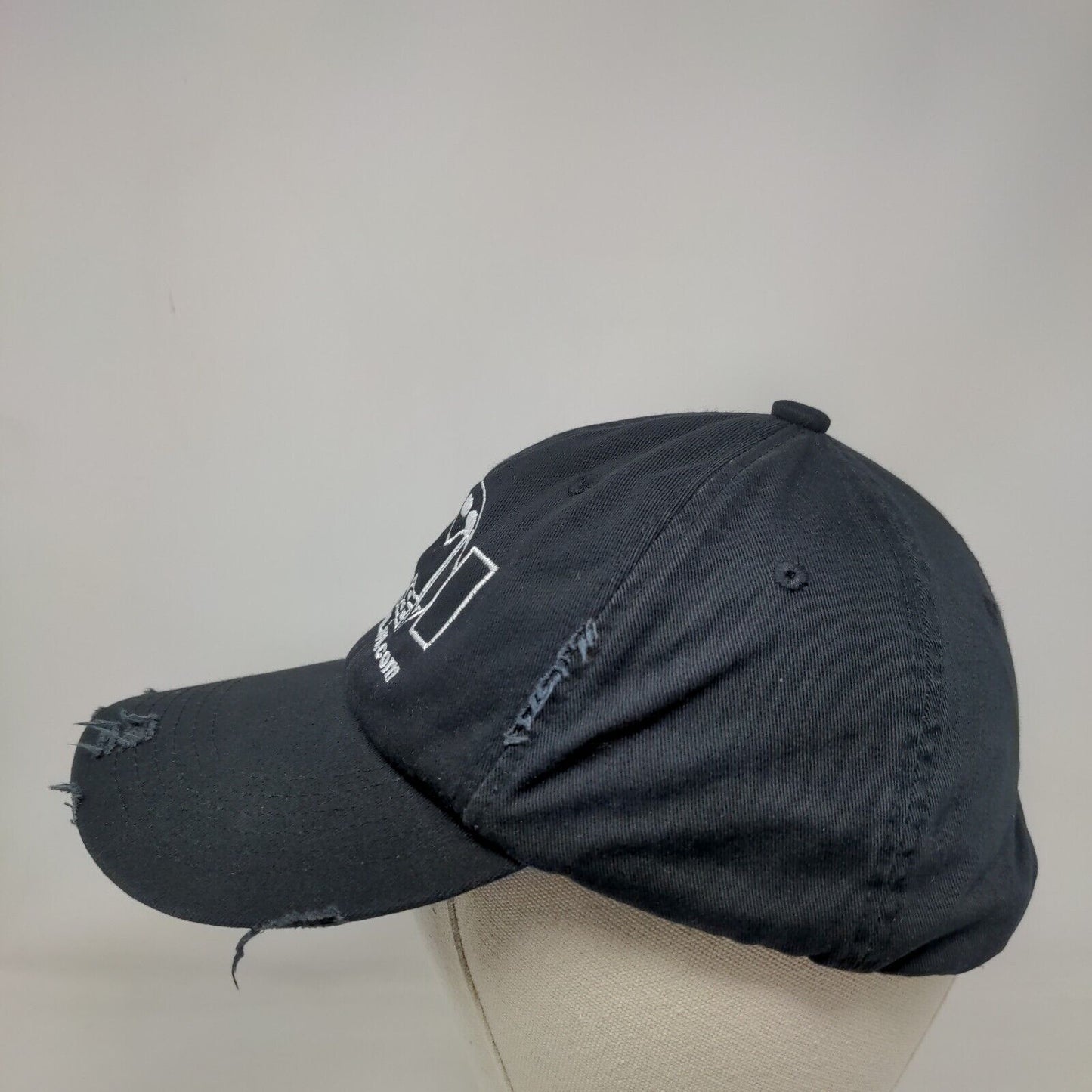 2001 Odyssey Slideback Hat Black One Size Embroidered Solid District