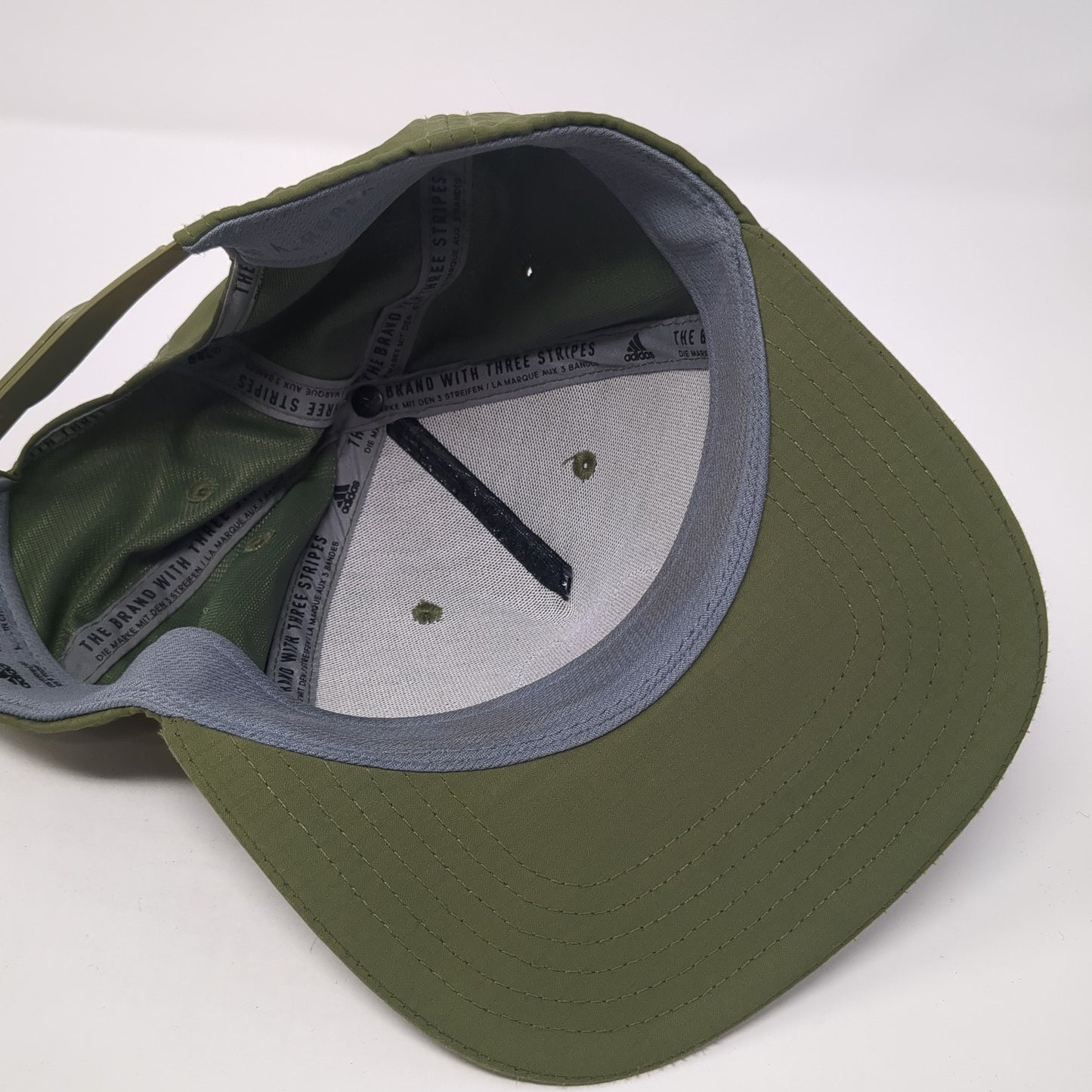 Adidas 3 Stripes Patch Snapback Hat Green One Size Adjustable Outdoor