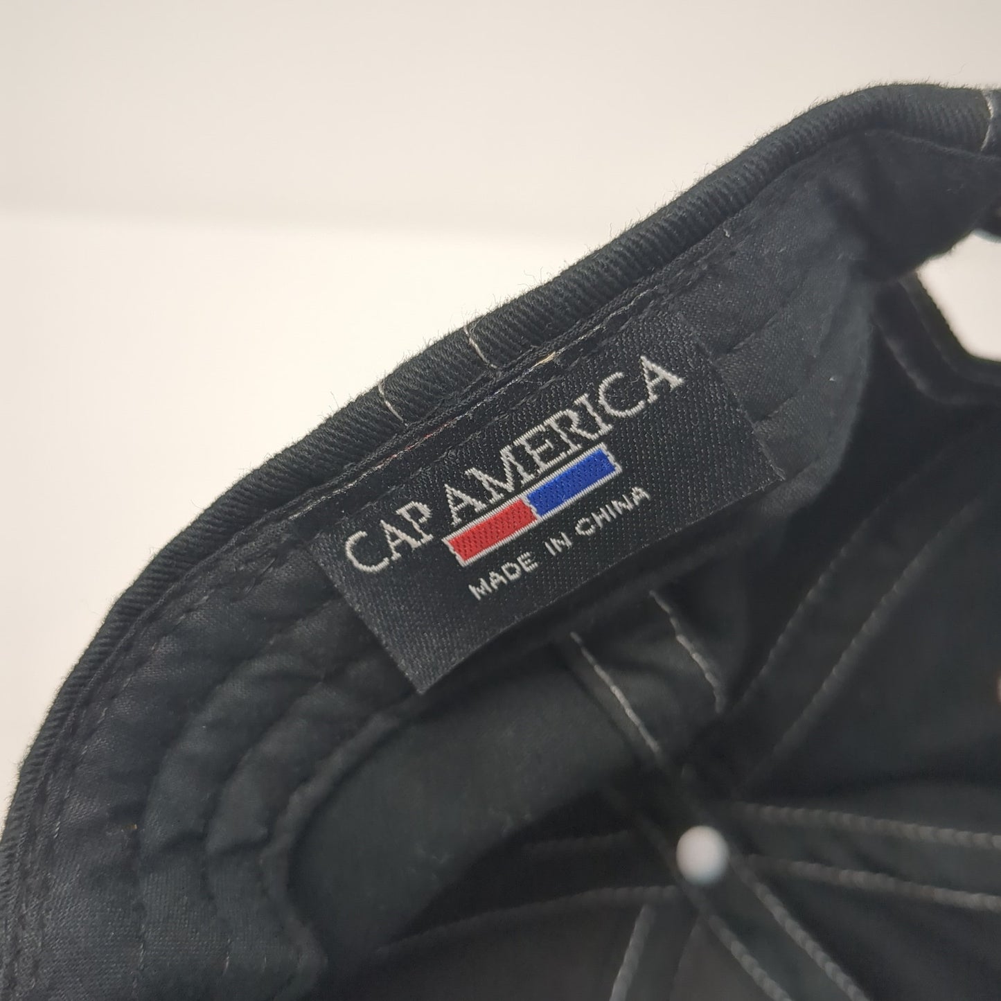 Transystems Strapback Baseball Cap Black OS Adjustable Embroidered Cap America
